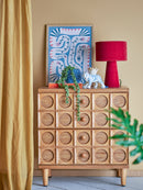 Bloomingville - Vester Kommode, Brun, MDF - L56 × H61 × B35 cm