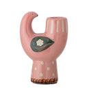 Bloomingville - Trudy Lysestage, Rosa, Stentøj - L9 × H12,5 × B6 cm