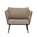Bloomingville - Pavone Loungestol, Sæt af 2 stk, Metal Brun, 72x87 cm.