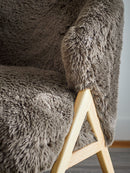 Bloomingville - Camino Loungestol, Brun, FSC® 100%, Gummitræ - L68 × H80 × B70 cm