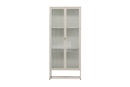 Venture Home - Garis Højt Vitrineskab - Beige, B 70 × H 160 × D 40 cm