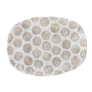 Bloomingville - Felan Fad, Hvid, Terrakotta - L42 × H3,5 × B32 cm