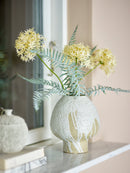 Bloomingville - Morag Vase, Natur, Stentøj - Ø17 × H19 cm