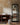 Nordal - CLASSIC skab, enkelt – sort/råhvid – B84 × D44 × H212 cm
