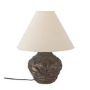 Bloomingville - Carolla Bordlampe, Brun, Stentøj - Ø38 × H49 cm