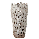 Bloomingville - Eunice Deko Vase, Hvid, Stentøj - Ø22,5 × H37 cm