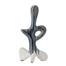 Bloomingville - Harlan Deko, Blå, Stentøj - L15,5 × H30 × B12 cm