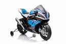 BMW HP4 El-motorcykel Børn XL 12V Lithium Blå - Original BMW Licens - 3+ År