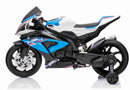 BMW HP4 El-motorcykel Børn XL 12V Lithium Blå - Original BMW Licens - 3+ År