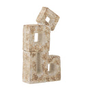 Bloomingville - Caine Deko, Natur, Stentøj - L17,5 × H32 × B6,5 cm