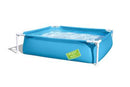 Børnevenlig firkantet rammebassin – 122 x 122 x 30,5 cm