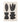 Bloomingville - Lutton Vægdekoration, Hvid, Stentøj - L20 × H28,5 × B1,5 cm