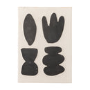 Bloomingville - Lutton Vægdekoration, Hvid, Stentøj - L20 × H28,5 × B1,5 cm