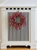 Bloomingville - Winter Berry Krans, Rød, Kunstige Blomster - Ø51 × H15 cm