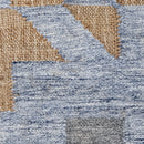 Bloomingville - Vikka Tæppe, Blå, Jute - L245 × B75 cm