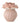 Bloomingville - Petalia Vase, Rosa, Stentøj - Ø15,5 × H17 cm