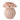 Bloomingville - Petalia Vase, Rosa, Stentøj - Ø15,5 × H17 cm