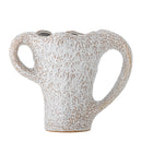 Bloomingville - Ledger Vase, Grøn, Stentøj - L26 × H21 × B15 cm