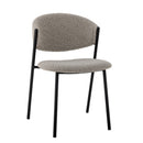 Bloomingville - Marlo Spisebordsstol, Grå, polyester - L49 × H79 × B54 cm