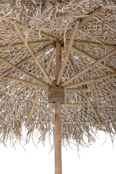 Bloomingville - Noia Parasol, Natur, Bambus - Ø160 × H204 cm