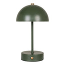 House Nordic - Holt LED Bordlampe, Grøn/messing, genoplad.