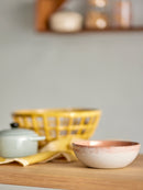 Bloomingville - Paula Morgenmadssæt, orange, Stentøj - C:Ø9 × H8/B:Ø16 × H6/P:Ø20 × H1,5 cm, sæt med 12