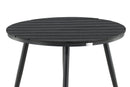 Venture Home - Break rundt spisebord, sort, Ø90 cm