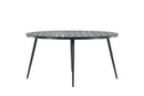 Venture Home - Break rundt spisebord Ø150 cm, sort, aluminium og aintwood