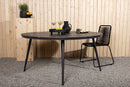 Venture Home - Break rundt spisebord Ø150 cm, sort, aluminium og aintwood