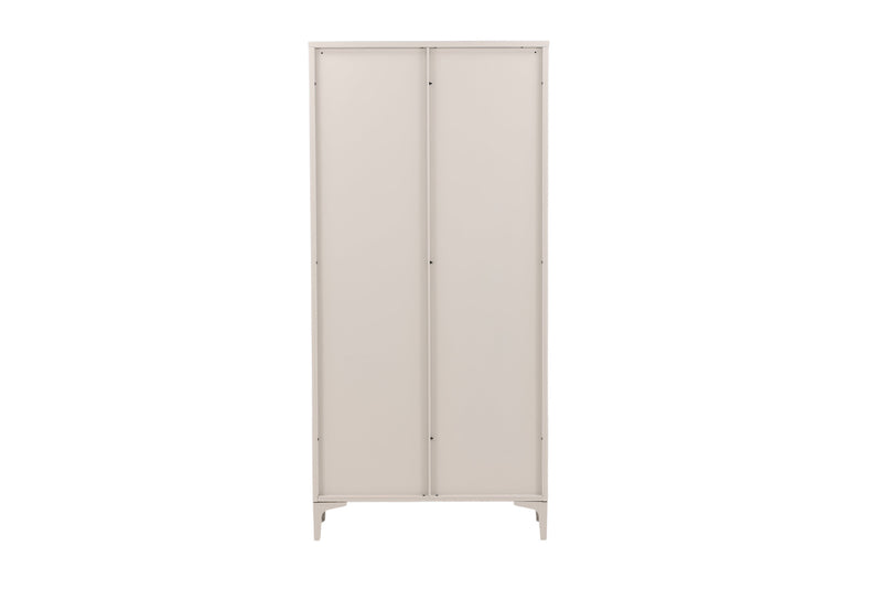 Venture Home - Piring Vitrineskab - Beige, 90x190x40cm