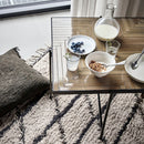 House Doctor - Sofabord, Grade, Beige 63x63 cm