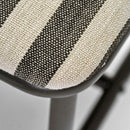 House Doctor - Bænk, Toda, Sort/Råhvid L100 cm