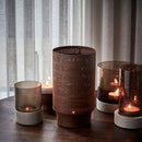 House Doctor - Lysestage, Kutu, Brændt rød