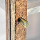 House Doctor - Vitrineskab, Montre, Antik brun, 80x40cm