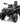 Can-Am Outlander EL ATV 10,8V Sort, m.fjernbetjening, 4xMotor, Lædersæde, Gummihjul