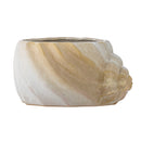 Bloomingville - Corelia Urtepotteskjuler, Brun, Stentøj - L22 × H12 × B17,5 cm