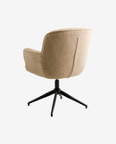 Nordal - LEA kontorstol – beige – B67 × D64 × H93 cm