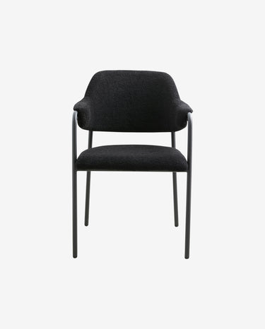 Nordal - ALBERT stol – sort – B56 × D59 × H84 cm
