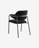 Nordal - ALBERT stol – sort – B56 × D59 × H84 cm