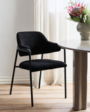 Nordal - ALBERT stol – sort – B56 × D59 × H84 cm