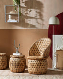 Nordal - BACCIO taburet/bord - natur