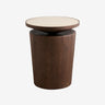 Nordal - KWANDO sidebord med travertin top - natur - Bolig og Haven