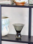 Bloomingville - Corliss Cocktailglas, Grå, Glas - Ø9,5 × H11 cm, sæt med 4