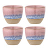 Bloomingville - Paula Kop, Multipak, Rosa, Stentøj - Ø7 × H8 cm, sæt med 4
