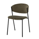 Bloomingville - Marlo Spisebordsstol, Grøn, Genanvendt polyester - L49 × H79 × B54 cm