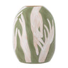 Bloomingville - Adalena Deko Vase, Grøn, Stentøj - Ø23,5 × H30,5 cm
