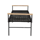 Bloomingville - Mundo Bænk, Metal/træ, Sort 50x175 cm - Bolig og Haven