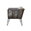 Bloomingville - Mundo Loungestol Metal Sort 72x87 cm 2 stk