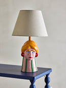 Bloomingville - Miss Jody Bordlampe, Multifarvet, Stentøj - Ø24 × H41 cm