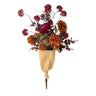 Bloomingville - Waverly Buket, orange, Kunstige Blomster - Ø25 × H90 cm